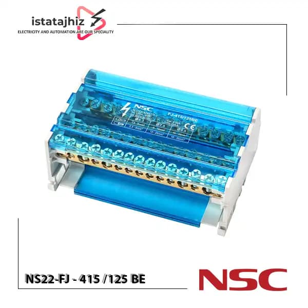 ترمینال توزیع ۴ پل ۱۲۵ آمپر FJ-415/125BE