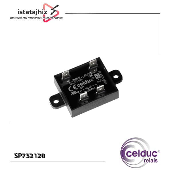 رله SSR تک فاز 12 آمپر Celduc SP752120