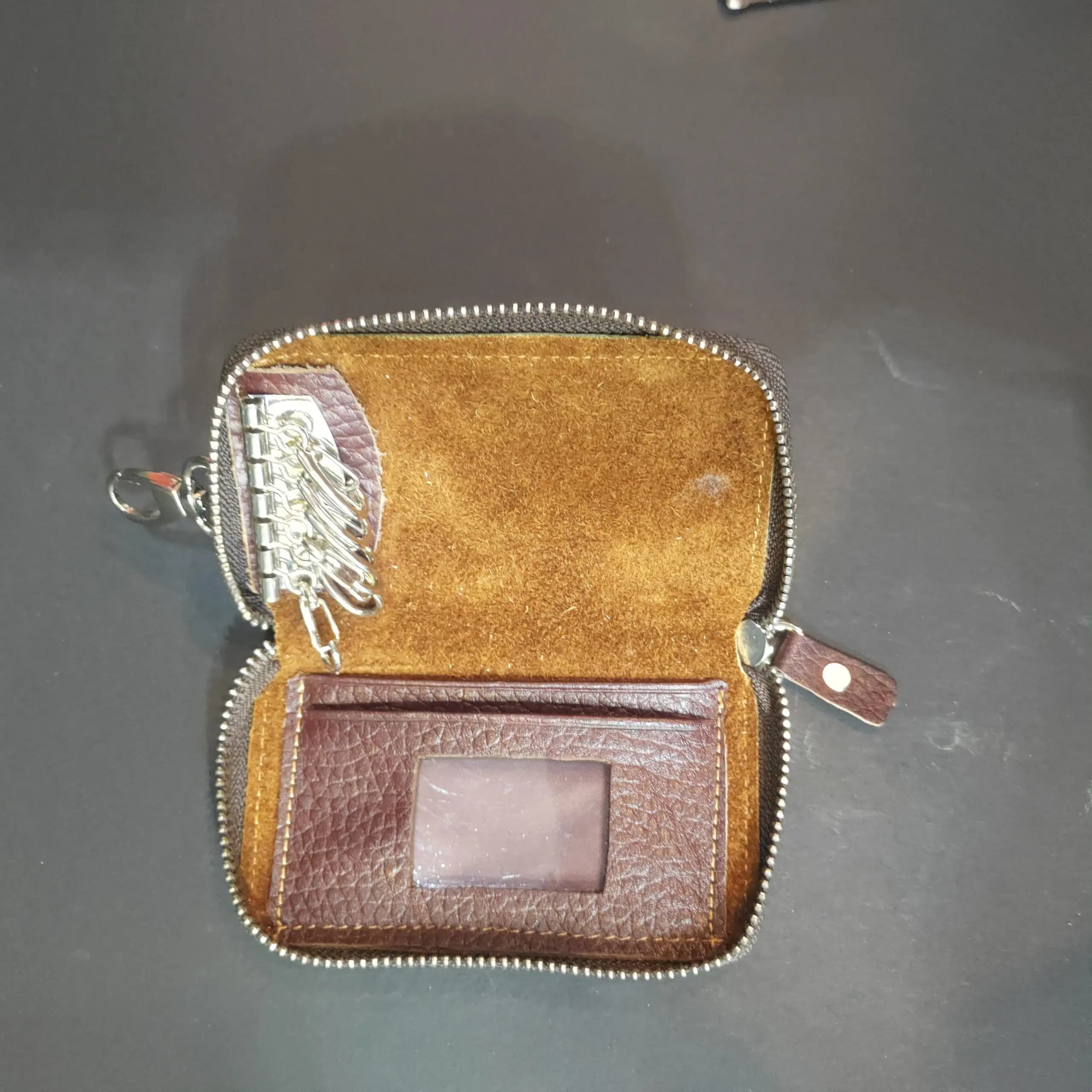 ست هدیه چرم طبیعی 3 تیکه — تصویر ۵