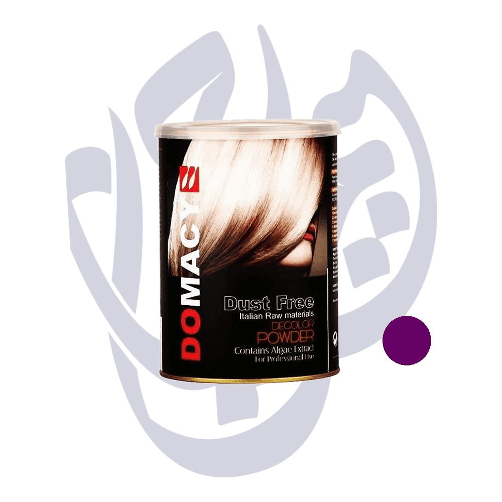 پودر دکلره دوماسی مدل 02 Vio وزن 400 گرم رنگ بنفش DOMAC