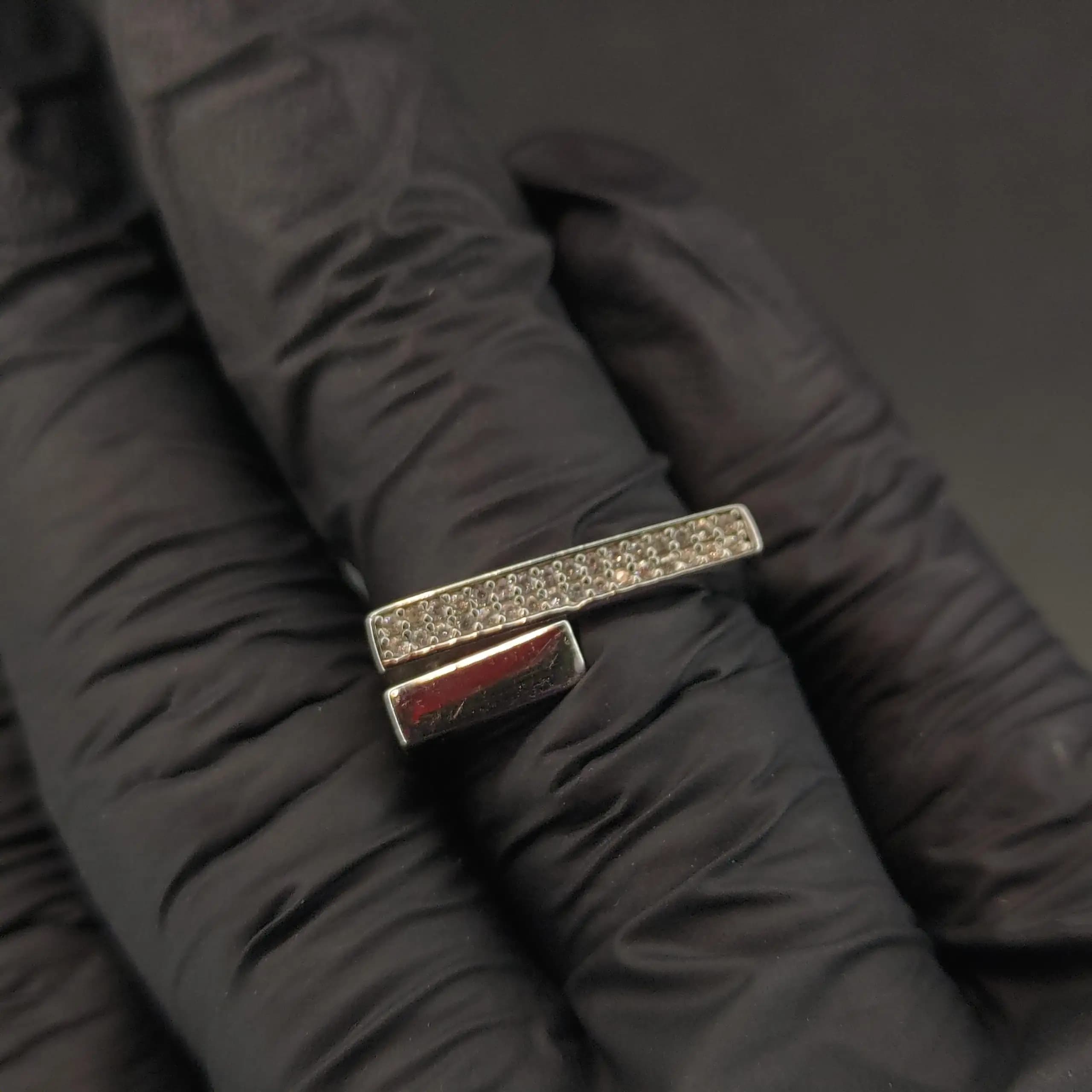 انگشتر نقره ایتالیایی طرح ونوس با آبکاری طلا — تصویر ۲