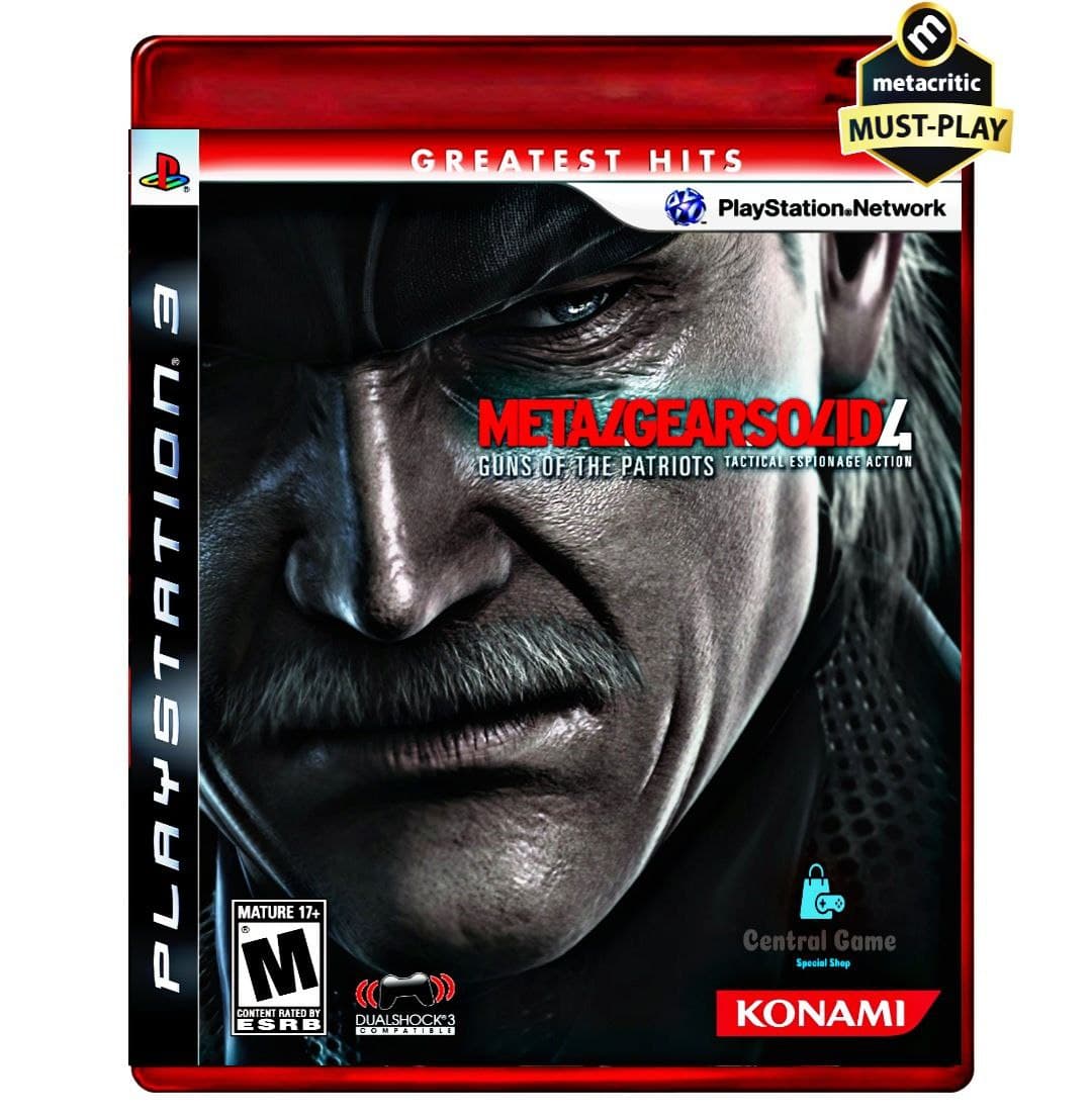 دیسک بازی Meta Gear Solid 4: Gun Of The Patriots Ps3 ریجن آل