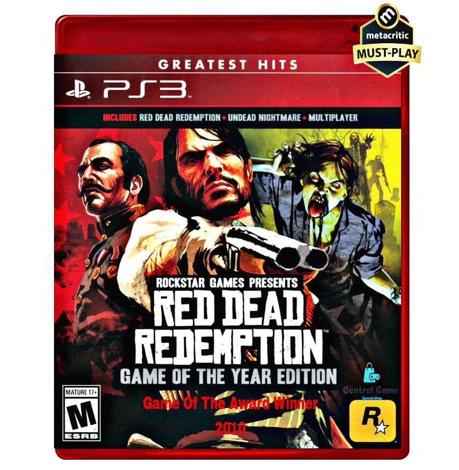 دیسک بازی Red Dead Redemption Game Of The Year Edition Ps3 ریجن آل آکبند