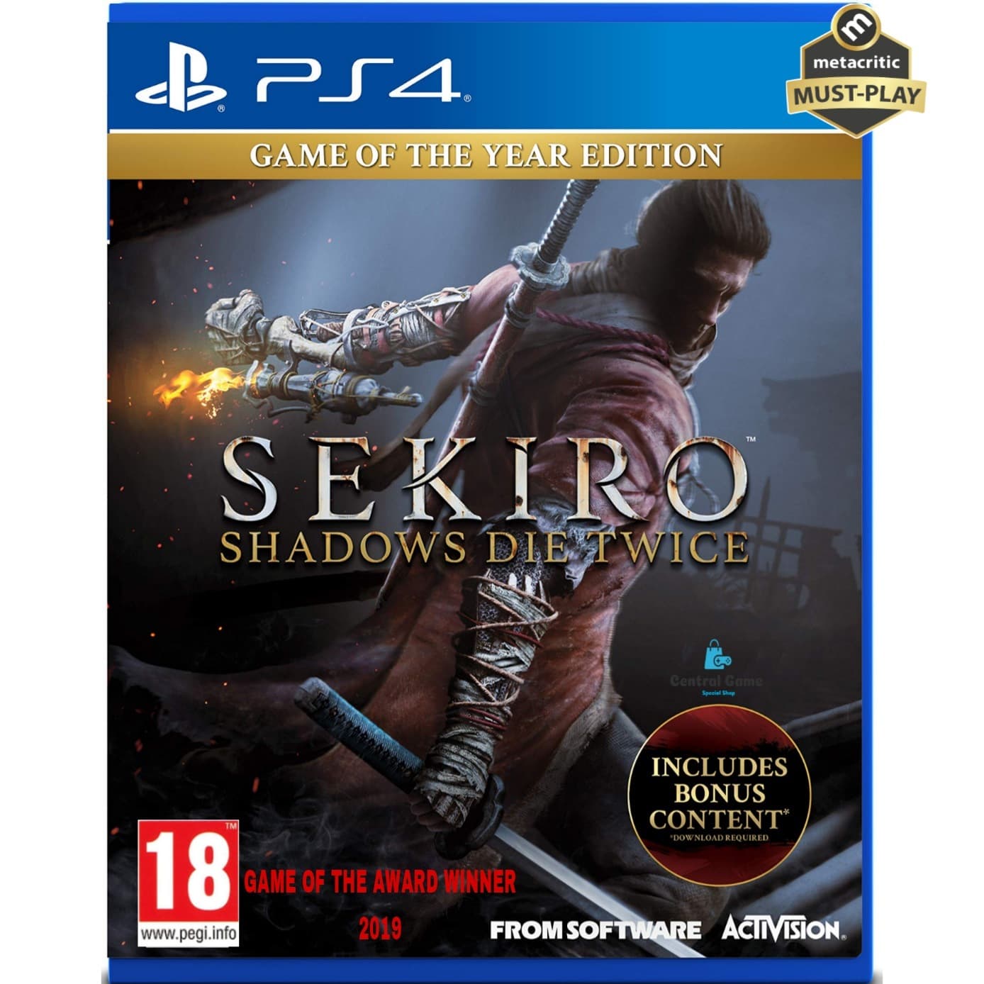 دیسک بازی Sekiro Shadows Die Twice Ps4 آکبند