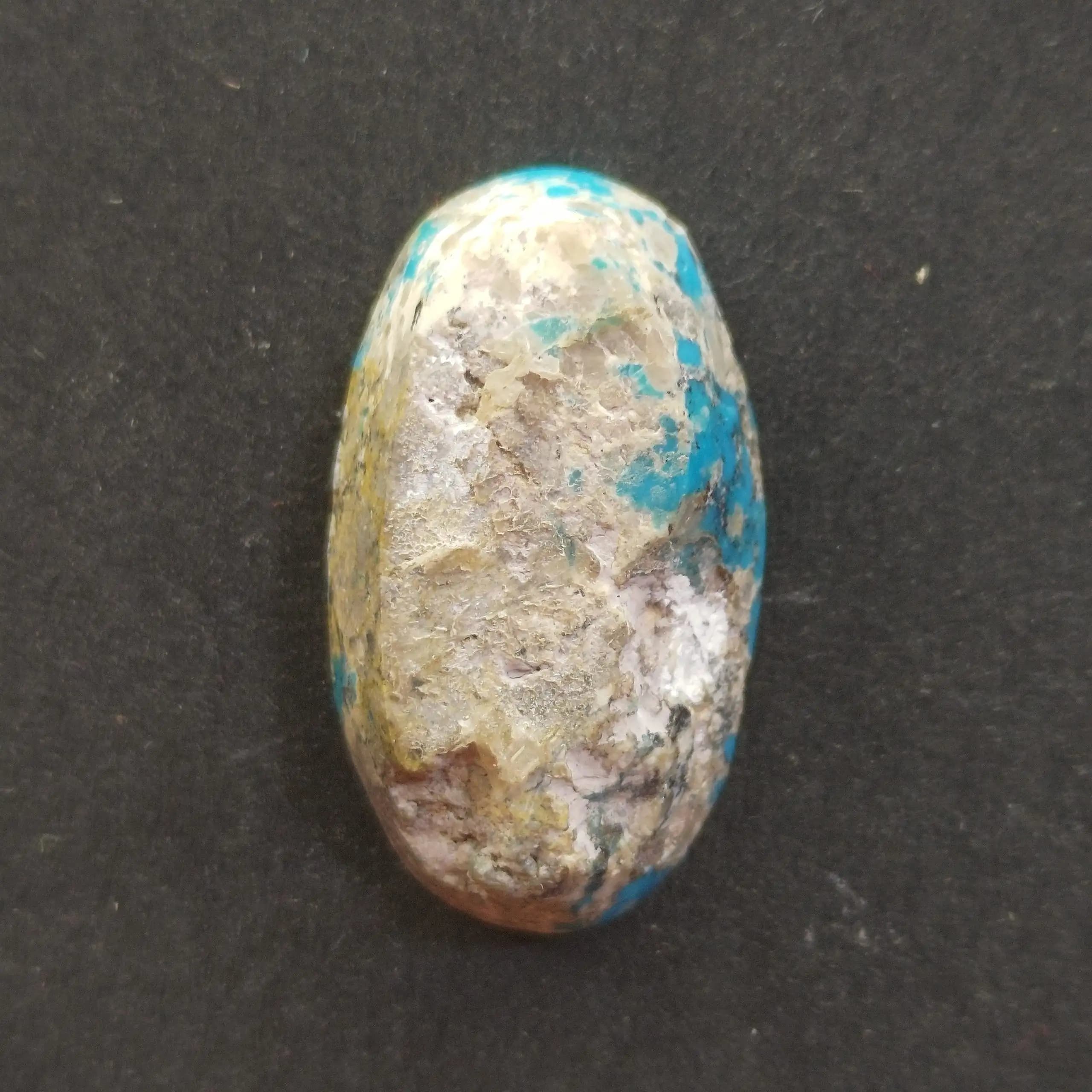 نگین فیروزه نیشابور آبی محک بینظیر کد 1034 — تصویر ۴
