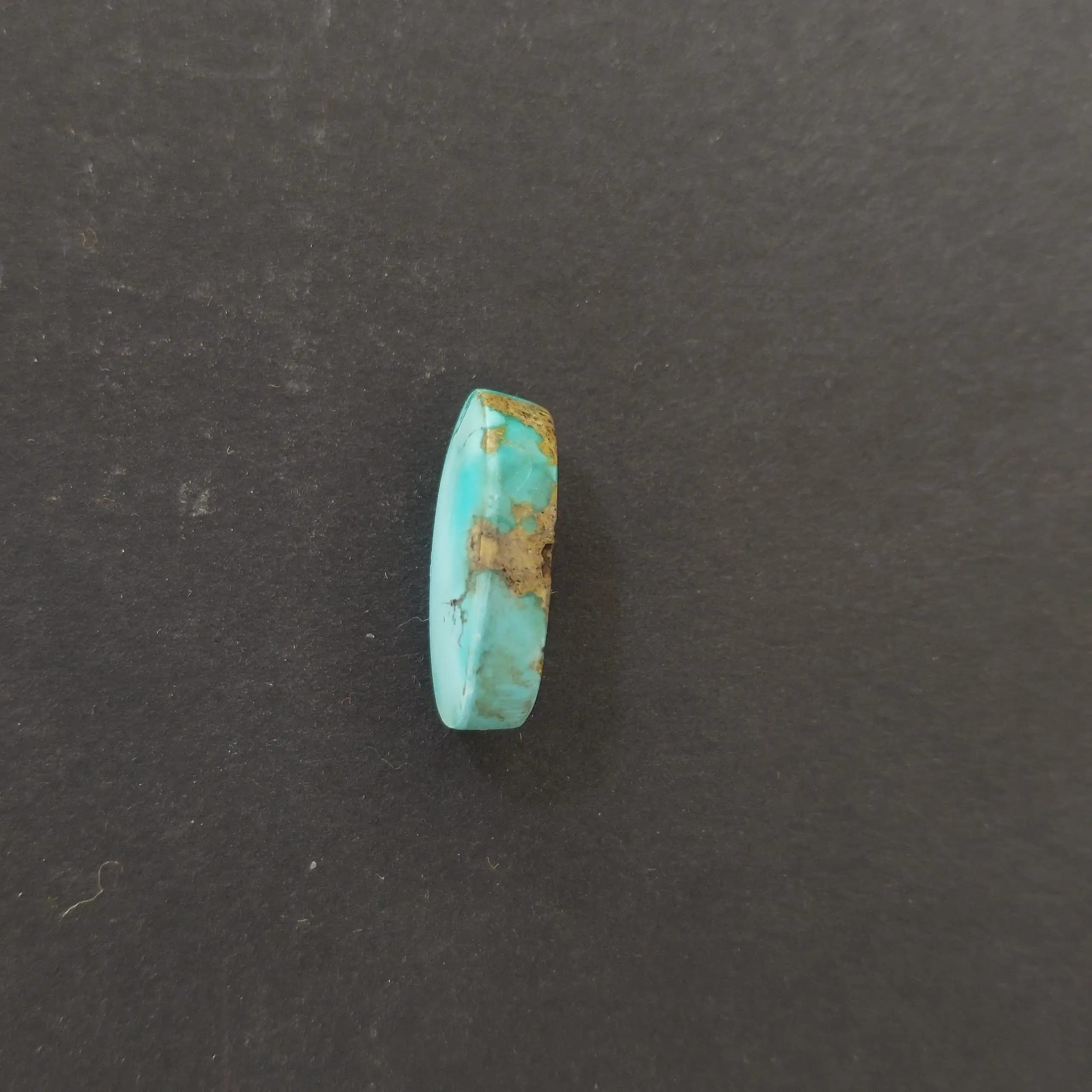 نگین فیروزه نیشابور آبی ملایم کم نظیر کد 1033 — تصویر ۵