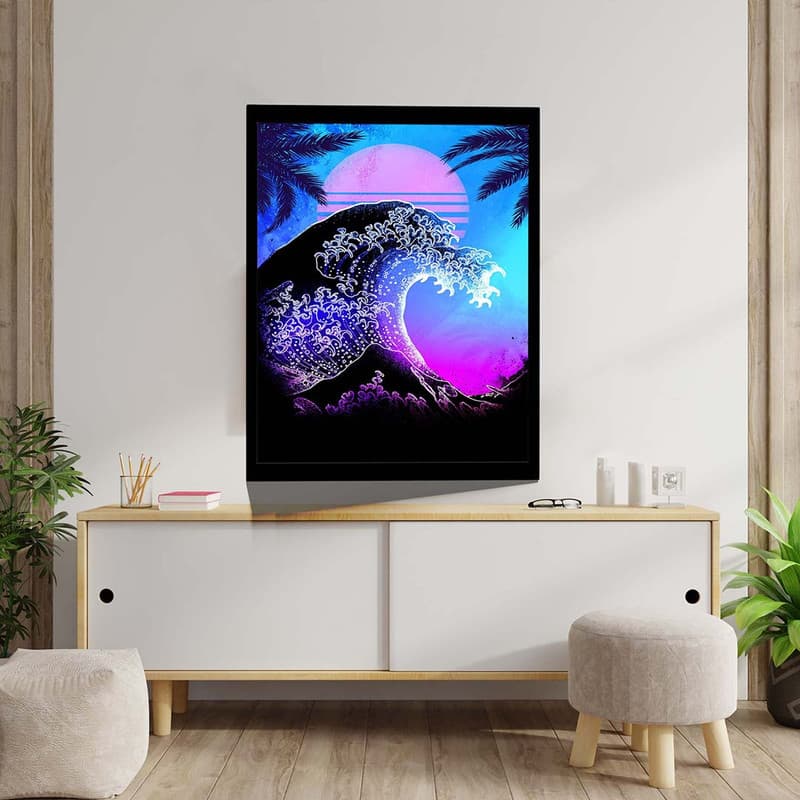 تابلو مدل GREAT WAVE کد F-7010 — تصویر ۴
