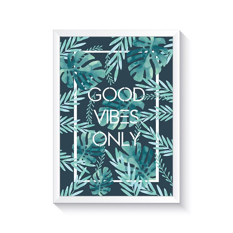 تابلو وینا مدل Good Vibes Only