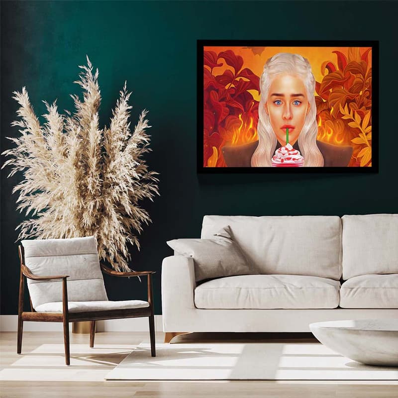 تابلو مدل daenerys کد F-11043 — تصویر ۳