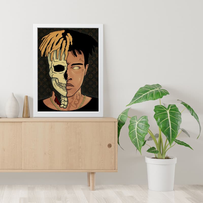 تابلو مدل تنتاسیون XxxTentacion کدm2691-w — تصویر ۴