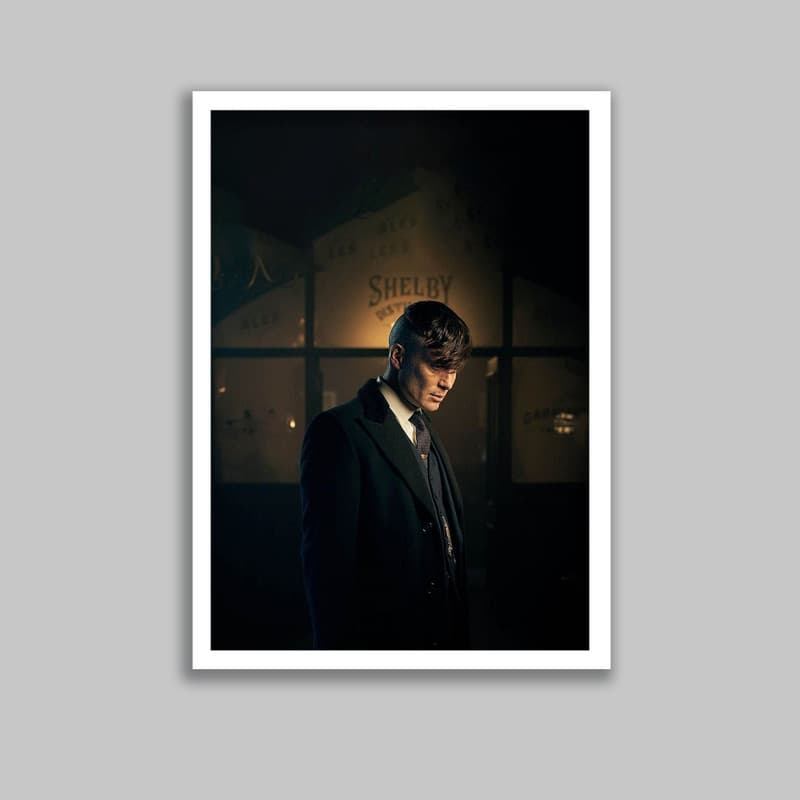 تابلو مدل تامی شلبی سریال پیکی بلایندرز Peaky Blinders کد LA-G10552