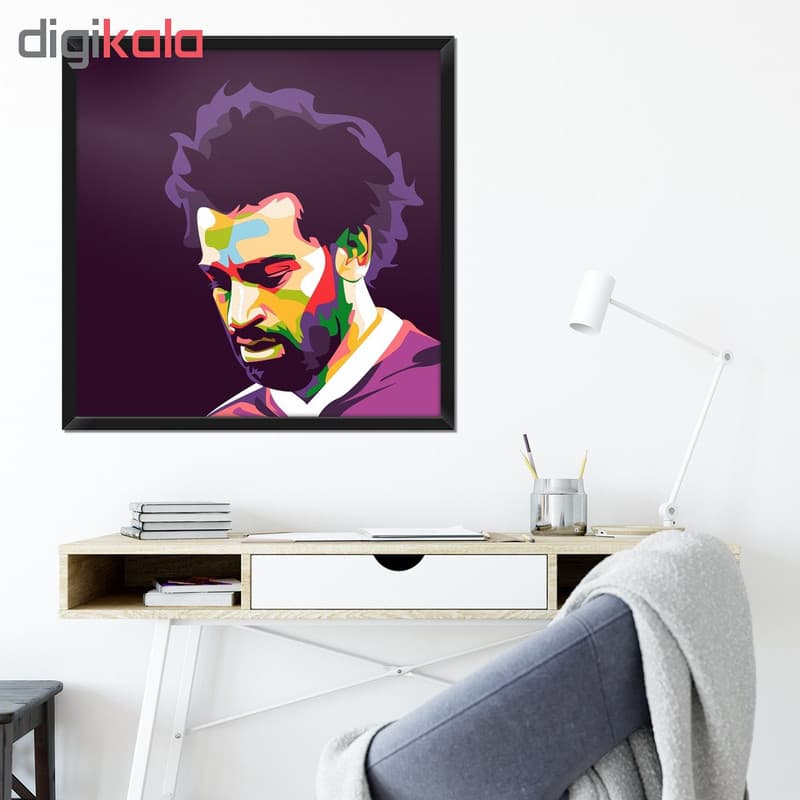 تابلو فنچ آرت طرح محمد صلاح کد CA163 — تصویر ۲