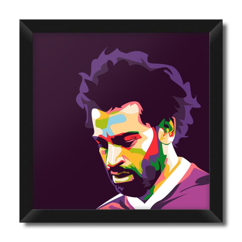 تابلو فنچ آرت طرح محمد صلاح کد CA163