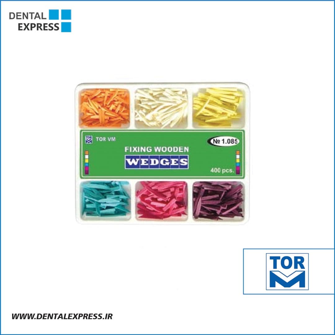 وج چوبی آناتومیک شش رنگ (کیت کامل) – Wooden Wedge Tor Vm