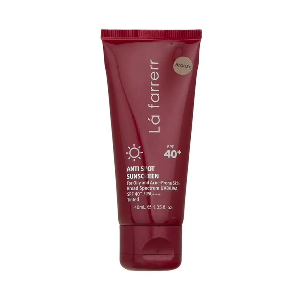 ضد آفتاب و ضد لک رنگی لافارر SPF40 مناسب پوست چرب و آکنه دار حجم 40 میلی لیتر — تصویر ۵