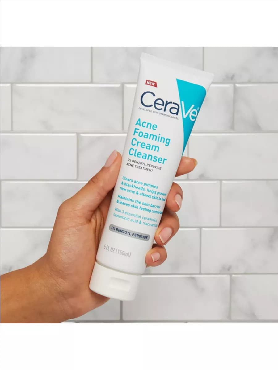 فوم شست‌ و شوی ضد جوش و آکنه سراوی CeraVe — تصویر ۲