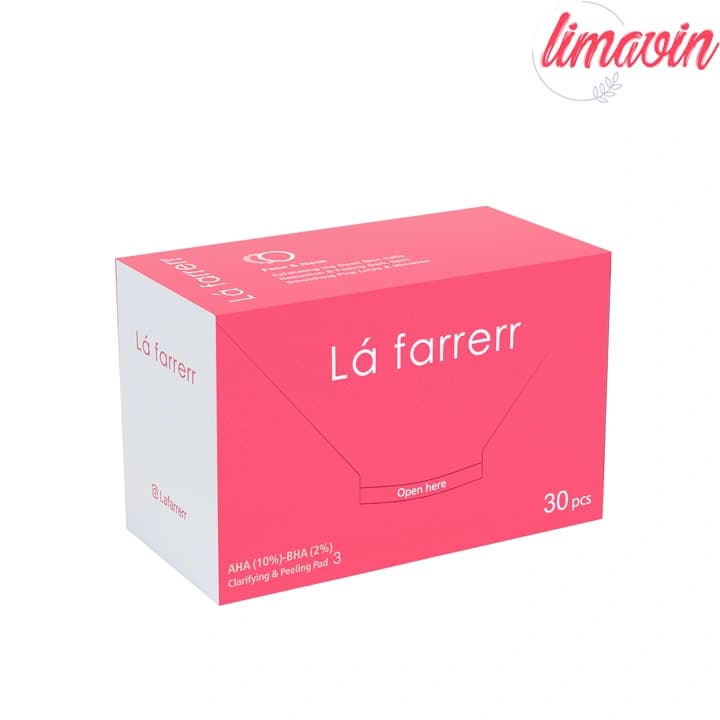 پد پاکسازی و لایه بردار پوست لافارر AHA10% – BHA2% بسته 30 عددی — تصویر ۳