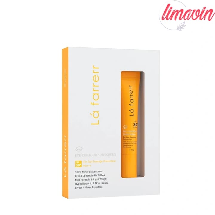 کرم ضد آفتاب دورچشم بدون رنگ لافارر SPF30 مینرال انواع پوست حجم 15 میلیلیتر — تصویر ۲