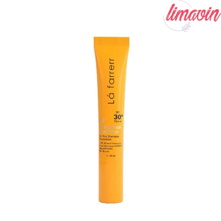 کرم ضد آفتاب دورچشم بدون رنگ لافارر SPF30 مینرال انواع پوست حجم 15 میلی‌لیتر