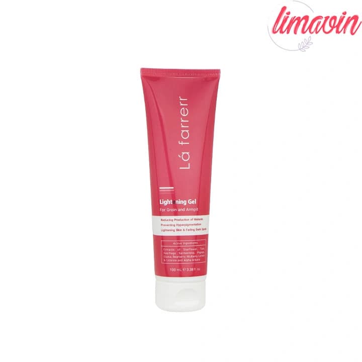 ژل روشن کننده لافارر مدل Groin & Armpitانواع پوست حجم 100 میلی لیتر