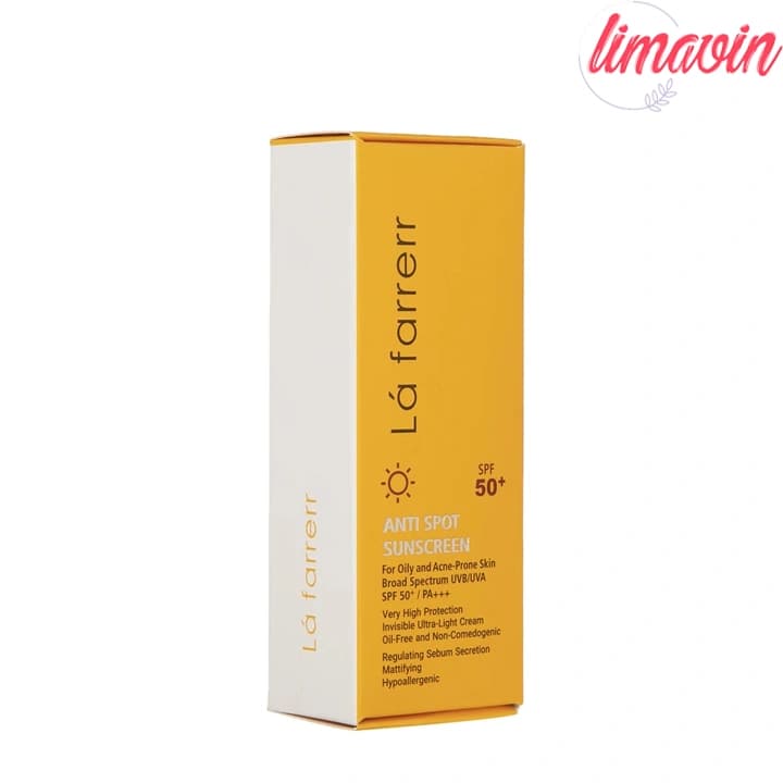 کرم ضد آفتاب بدون رنگ لافارر SPF50 پوست خشک و معمولی حجم 40 میلیلیتر — تصویر ۳