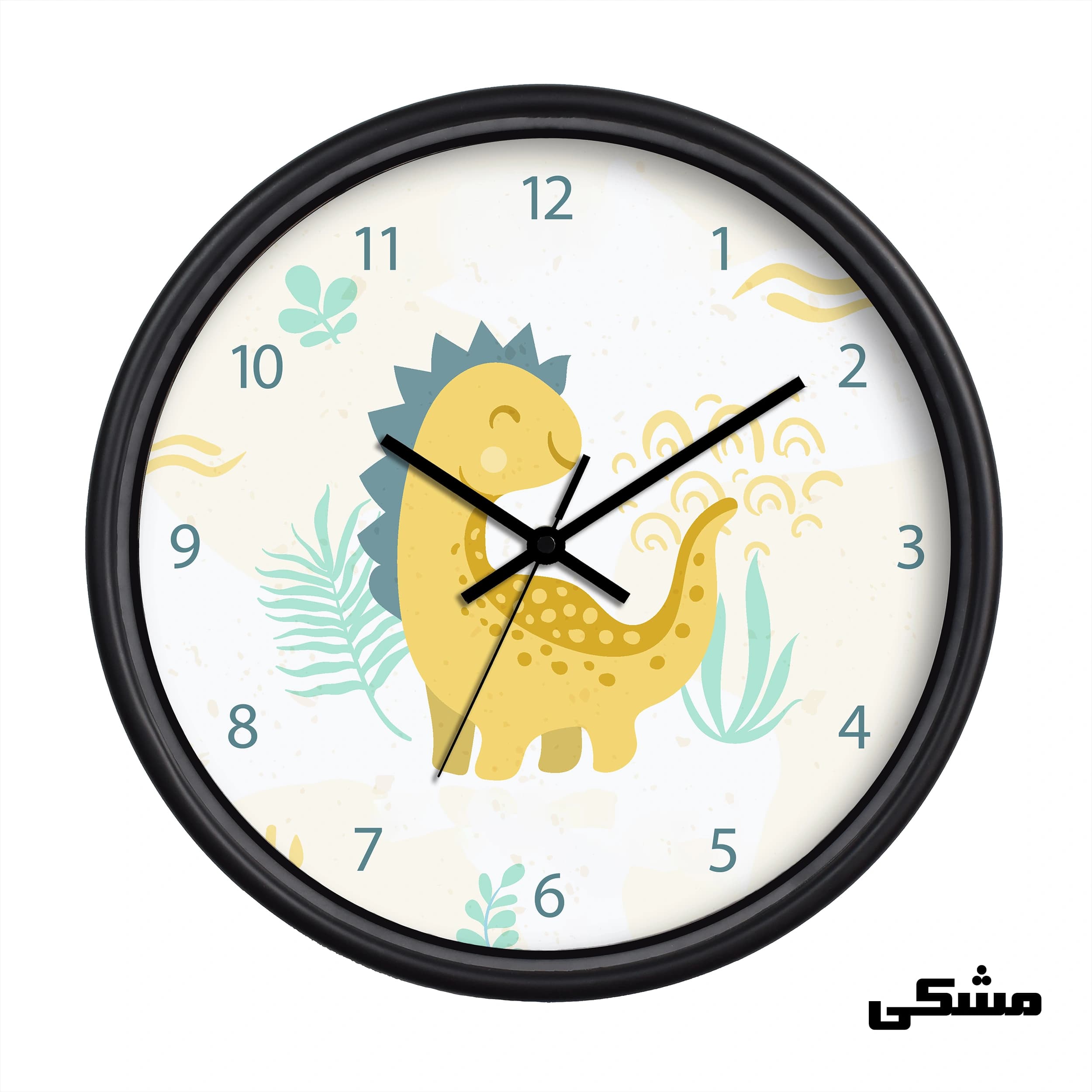 ساعت دیواری کودک سال بردز مدل دایناسور — تصویر ۳