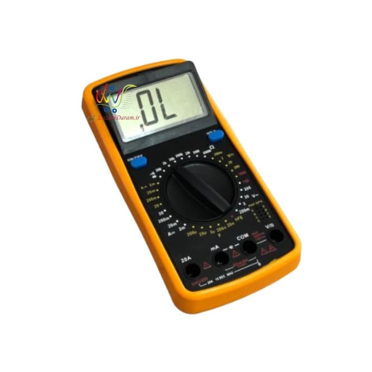 مولتی‌متر دیجیتال بتر Betterit مدل DT9205A | اهم‌متر و خازن‌سنج حرفه‌ای با خاموشی خودکار (Auto Power Off)، کلید Hold و تست ترانزیستور hFE — تصویر ۲