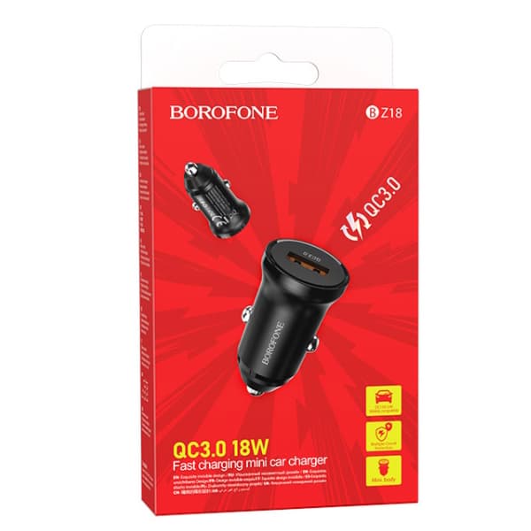 شارژر فندکی بروفون مدل BZ18 QC3 18W — تصویر ۲