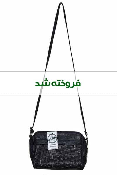 کیف چرم مشکی زنانه دست دوم