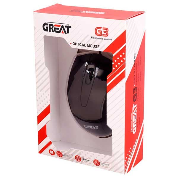 ماوس سیم دار گریت مدل GR-M340 — تصویر ۵