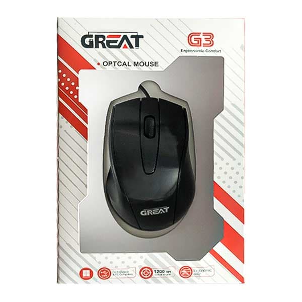 ماوس سیم دار گریت مدل GR-M340 — تصویر ۴