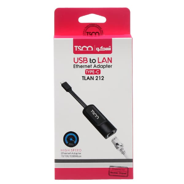 تبدیل TYPE C به LAN تسکو مدل TLAN 212 — تصویر ۲