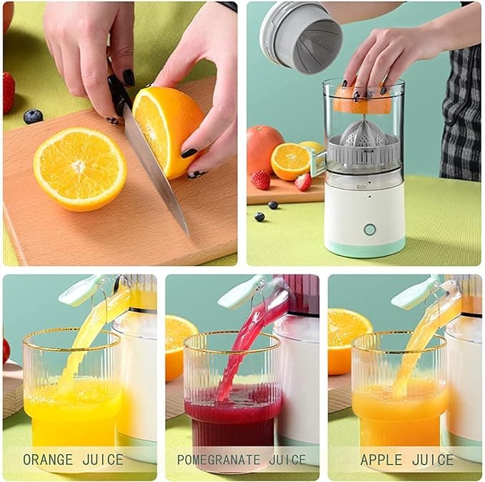 آبمیوه گیری شارژی قابل حمل Electric Citrus Juicer Portable Rechargeable — تصویر ۵