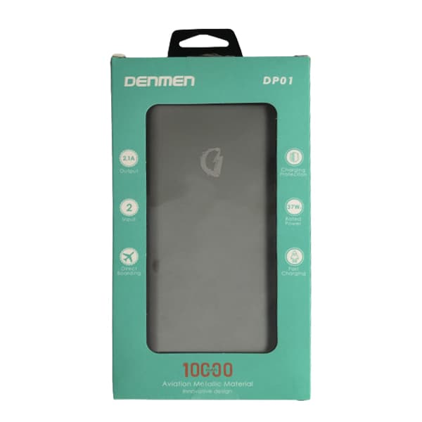 شارژر همراه DENMEN مدل PD01 ظرفیت 10000MAH — تصویر ۲