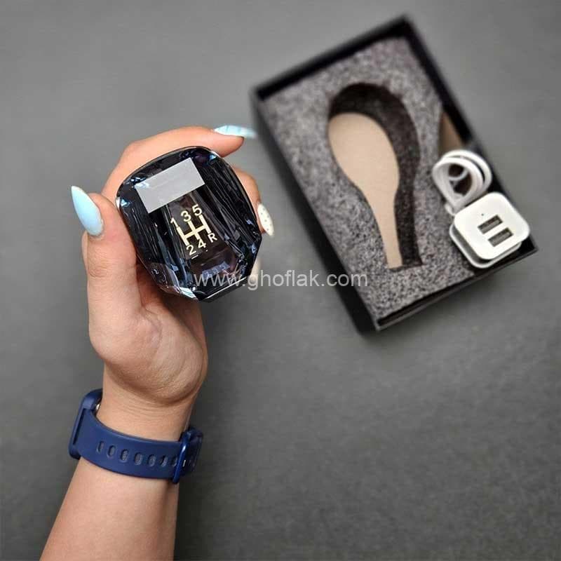 سردنده کریستالی چراغ‌ دار خودرو مدل دنده شمار — تصویر ۲