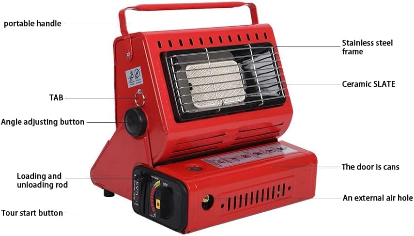 اجاق گاز دوکاره یانچوان مدل YANCHUAN Portable Gas Heater yc-808b — تصویر ۴