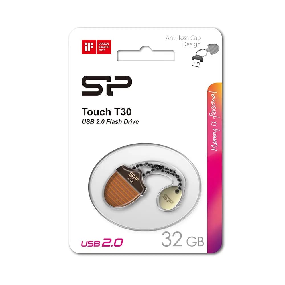 فلش مموری سیلیکون پاور مدل Touch T30 ظرفیت 32 گیگابایت USB 2.0 — تصویر ۳