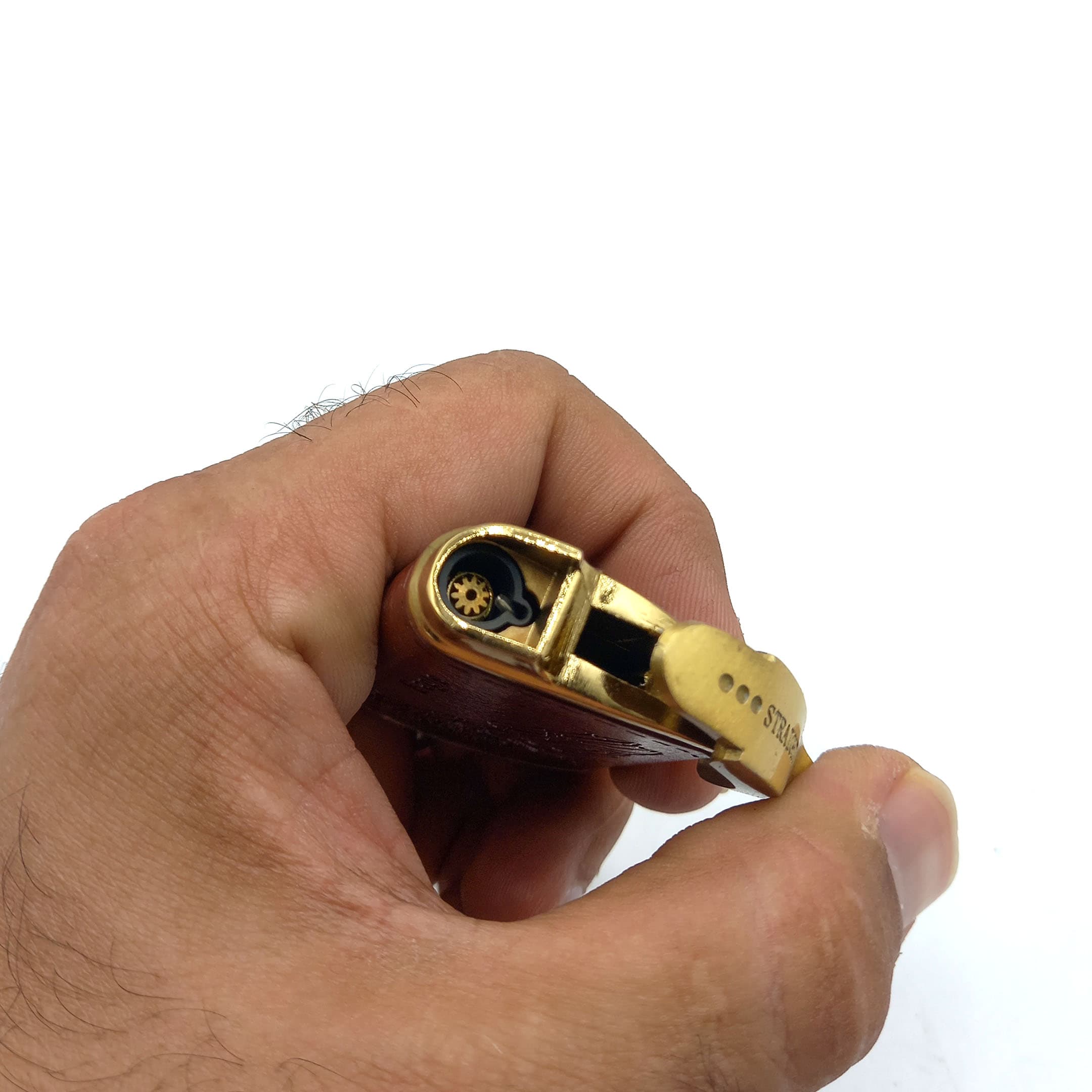 فندک گازی اتمی روکش چرم کد S120128 — تصویر ۴