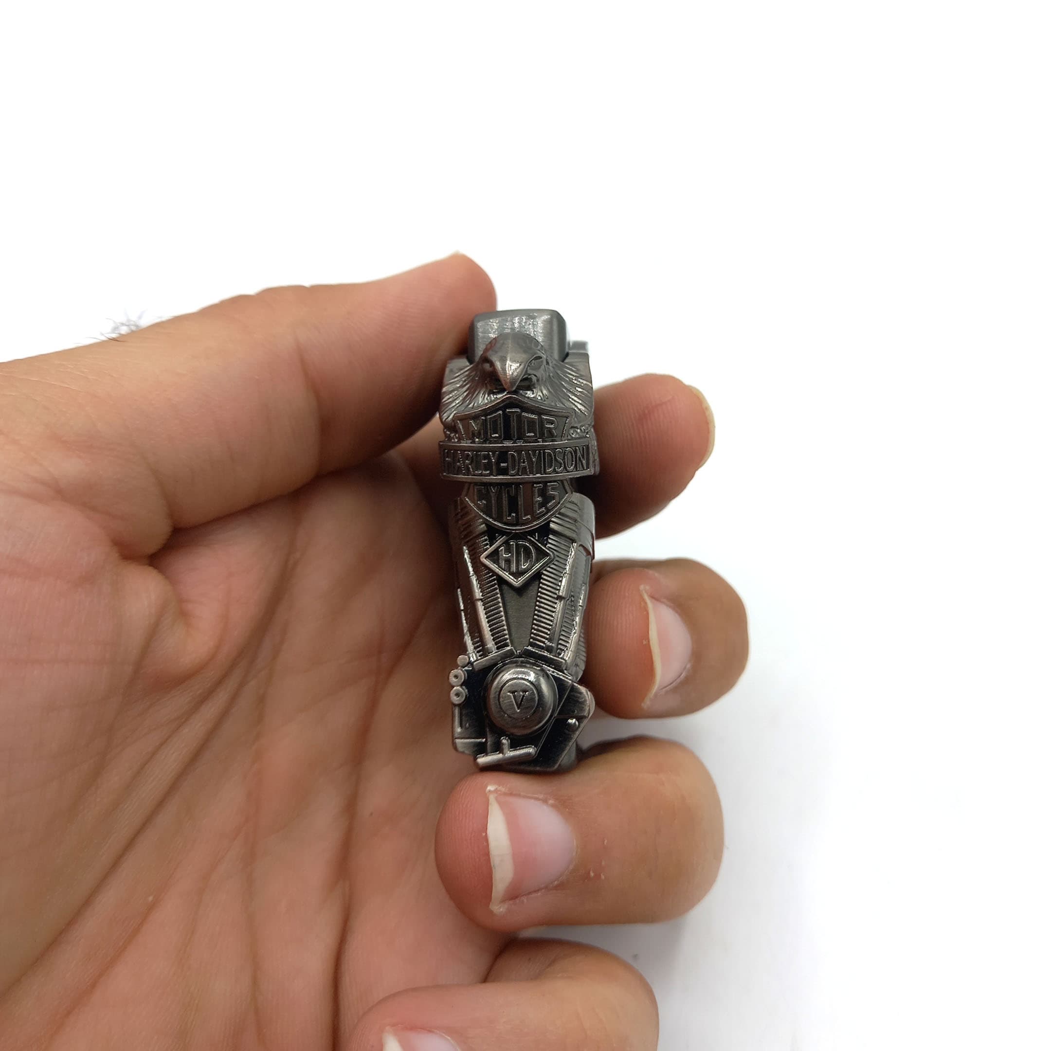 فندک گازی مدل عقاب هارلی دیویدسون مشکی کد s120092 — تصویر ۲