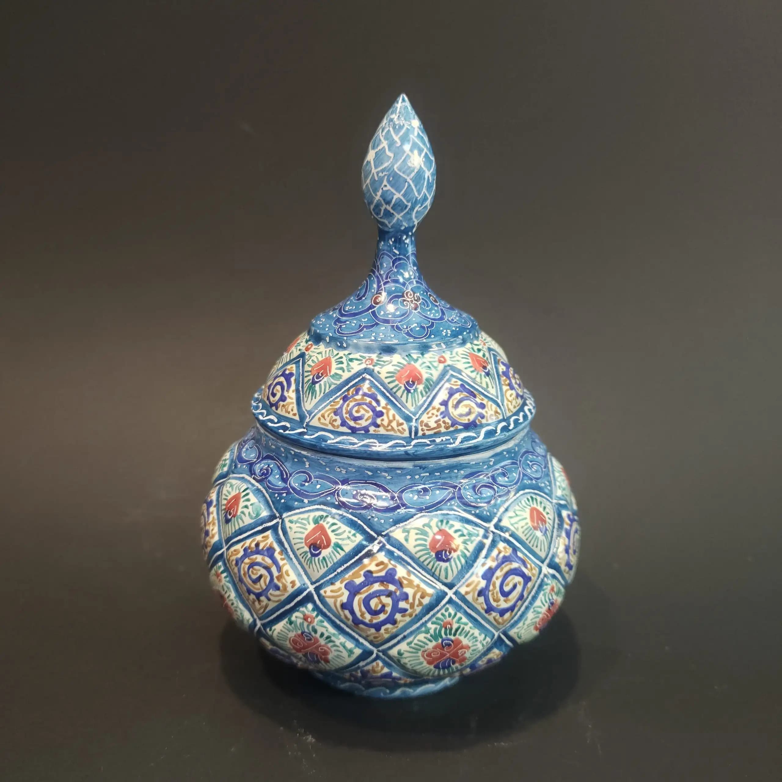 قندان مینا کاری سایز 16