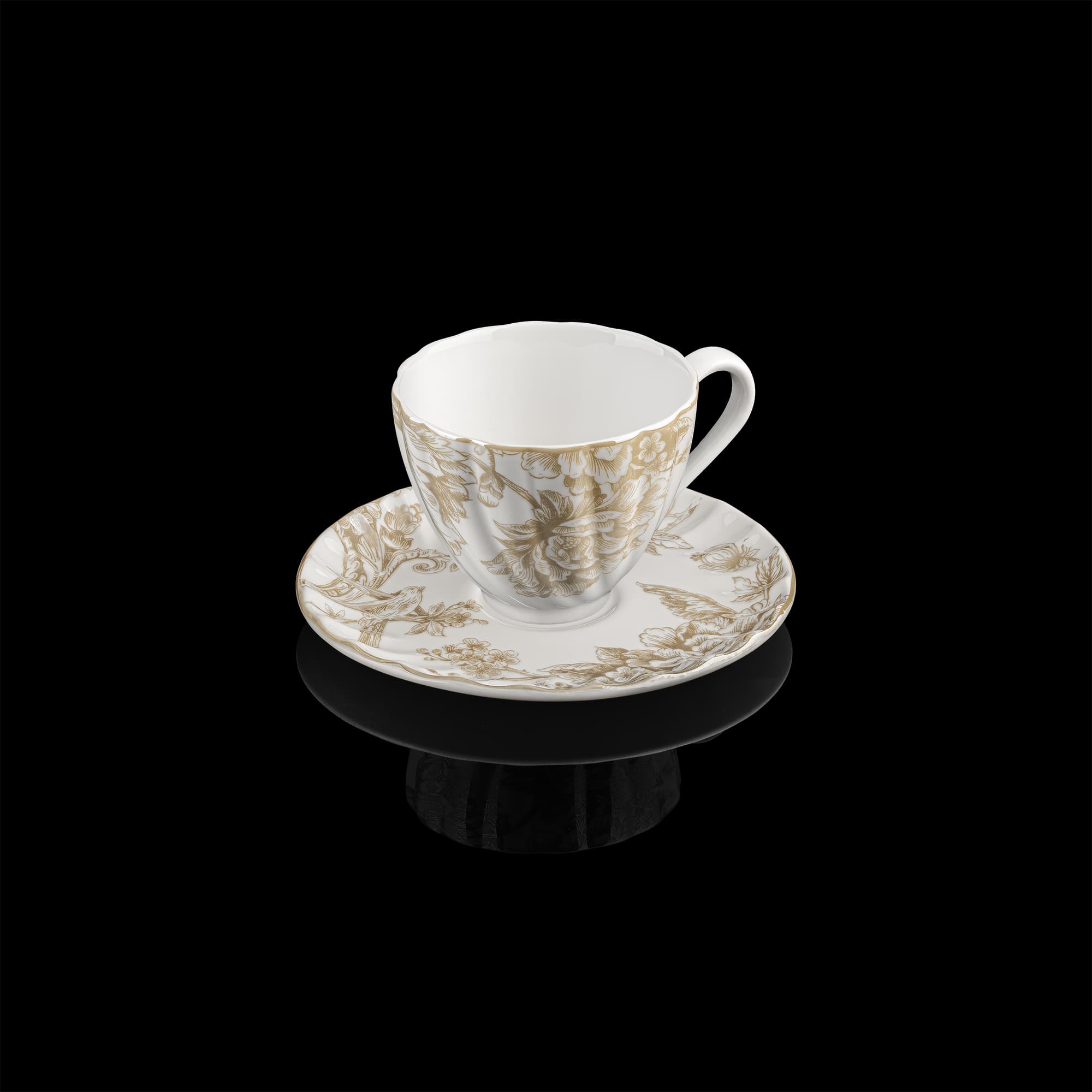 ست فنجان و نعلبکی ۱۲ پارچه ۶ نفره گلدکیش مدل سارینا GK701108-6 — تصویر ۲
