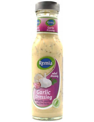 سس سالاد رمیا با طعم سیر 250 گرمی Remia Garlic Dressing
