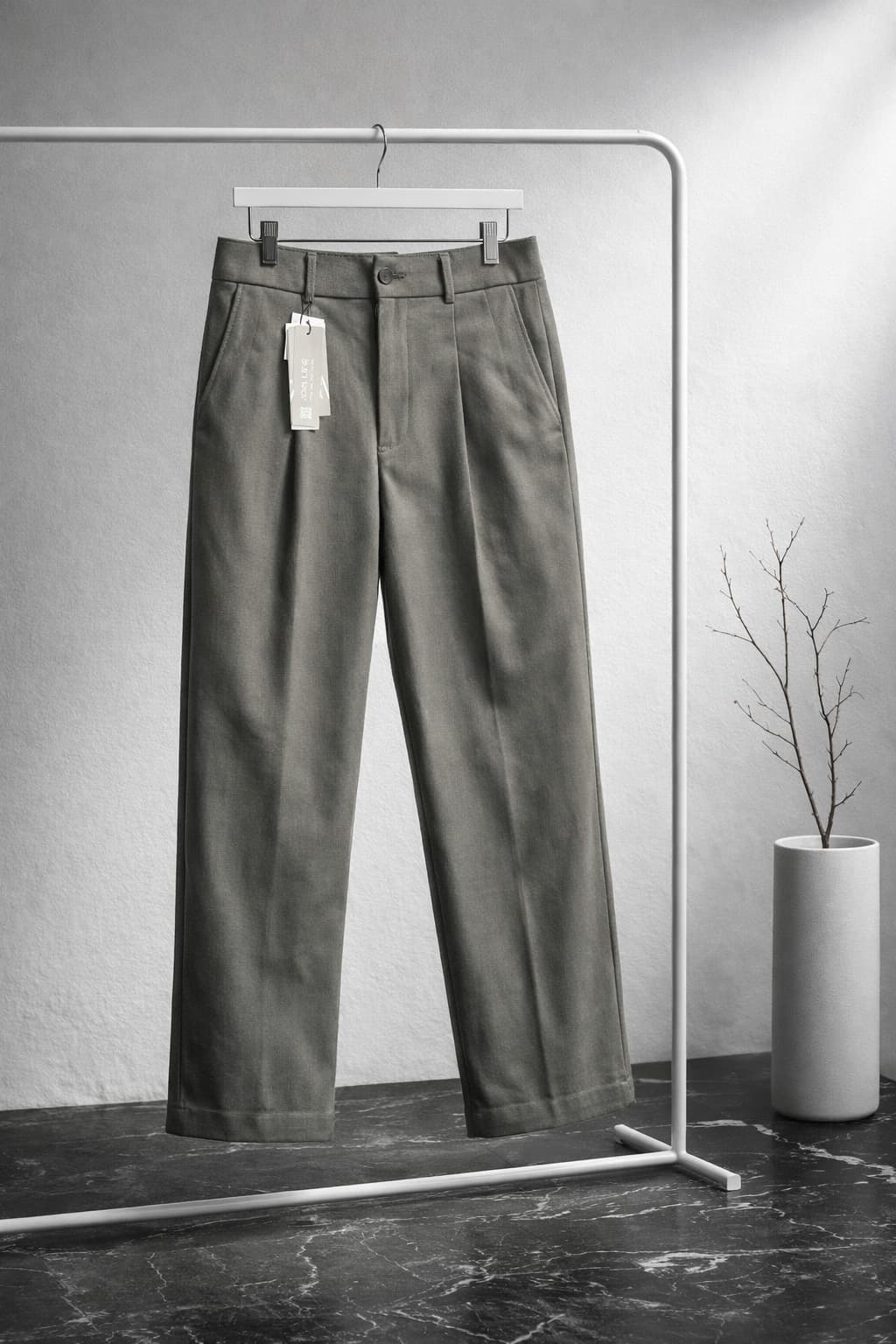 شلوار 6673 ZARA طوسی — تصویر ۳