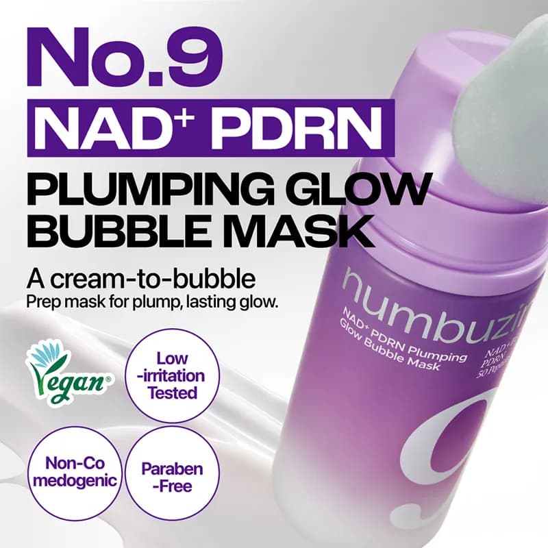 ماسک حبابی NAD+ PDRN شماره 9 نامبوزین — تصویر ۵