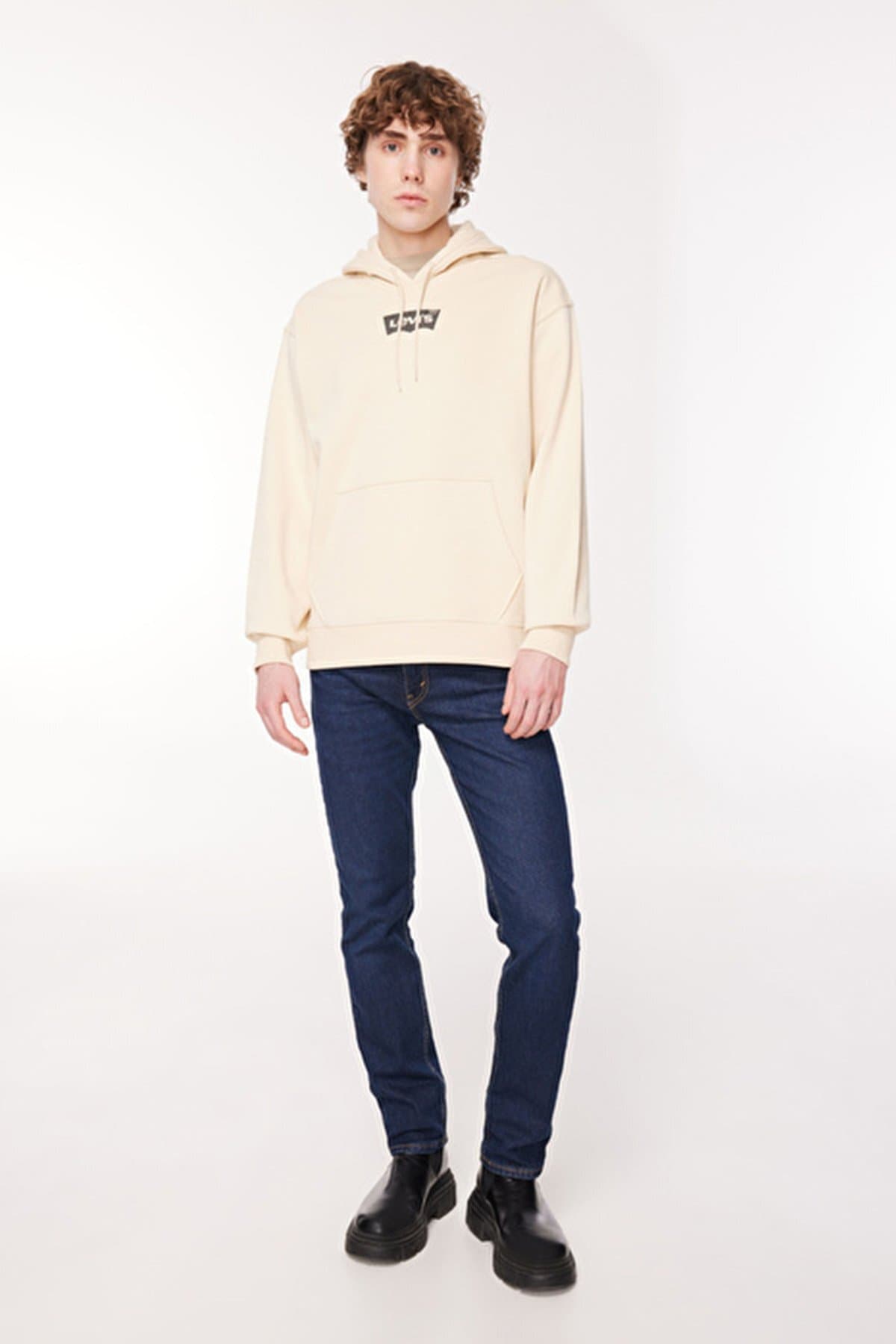 سویشرت لیوایز مردانه پارچه بژ اسپرت راسته Regular/رگولار Regular/رگولار اسپرت | Levi’s p00000102 TR — تصویر ۲