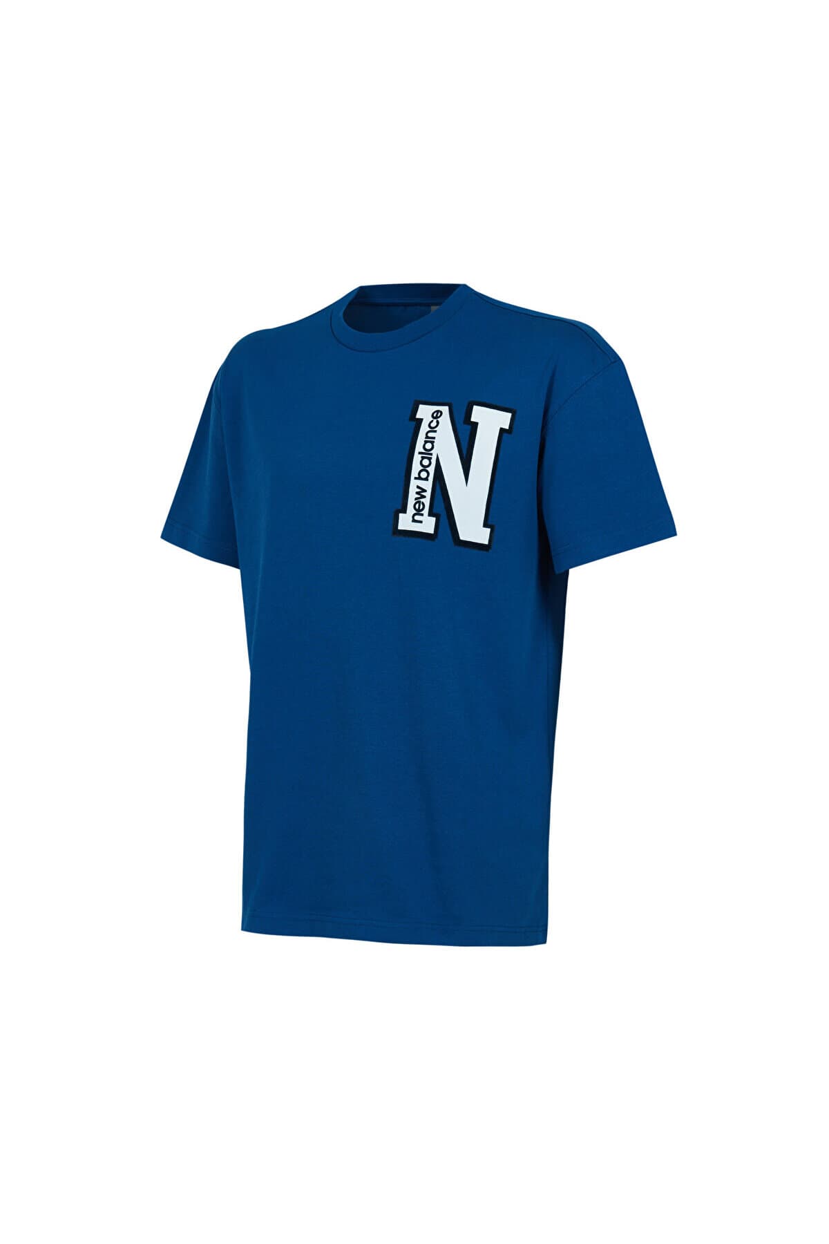 تی شرت نیو بالانس مردانه آبی طرح دار Regular/رگولار Modern | New Balance MNT3661-RYB TR