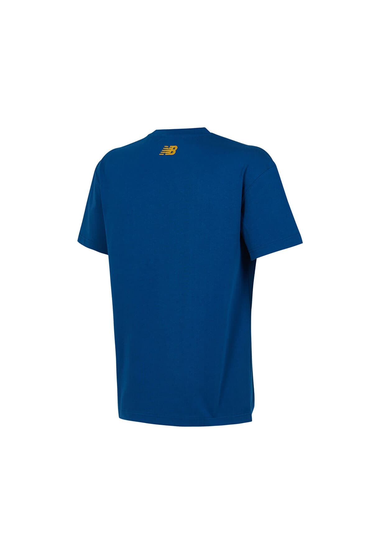 تی شرت نیو بالانس مردانه آبی طرح دار Regular/رگولار Modern | New Balance MNT3661-RYB TR — تصویر ۲