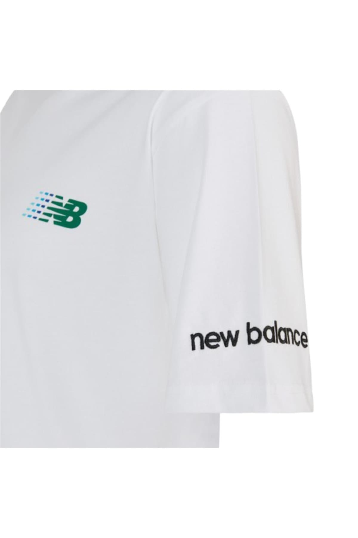 تی شرت ورزشی نیو بالانس مردانه پاموک رنگارنگ اسپرت رنگارنگ Regular/رگولار بیسیک اسپرت | New Balance MNT1644-WT TR — تصویر ۳