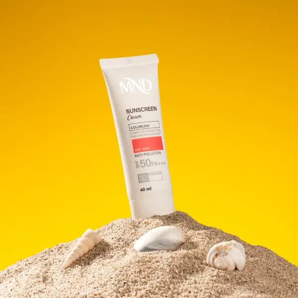 کرم ضد آفتاب با (SPF 50) مناسب پوست خشک ام ان دی MND — تصویر ۴