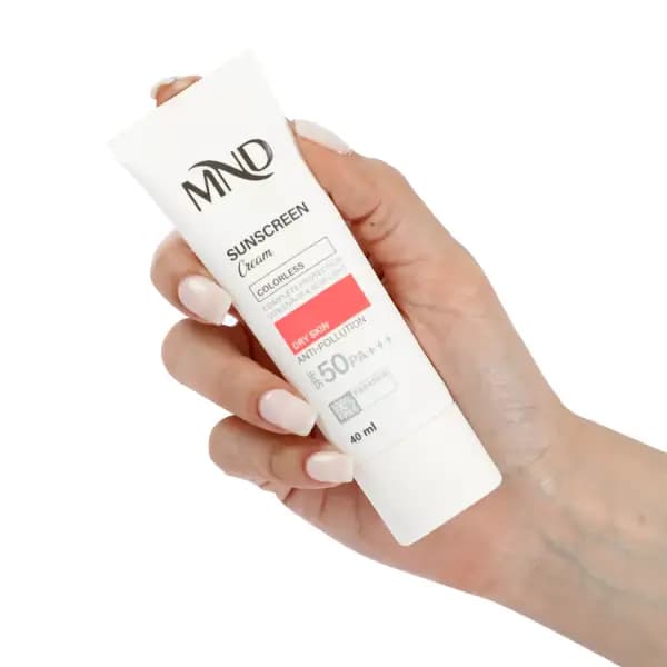 کرم ضد آفتاب با (SPF 50) مناسب پوست خشک ام ان دی MND — تصویر ۳